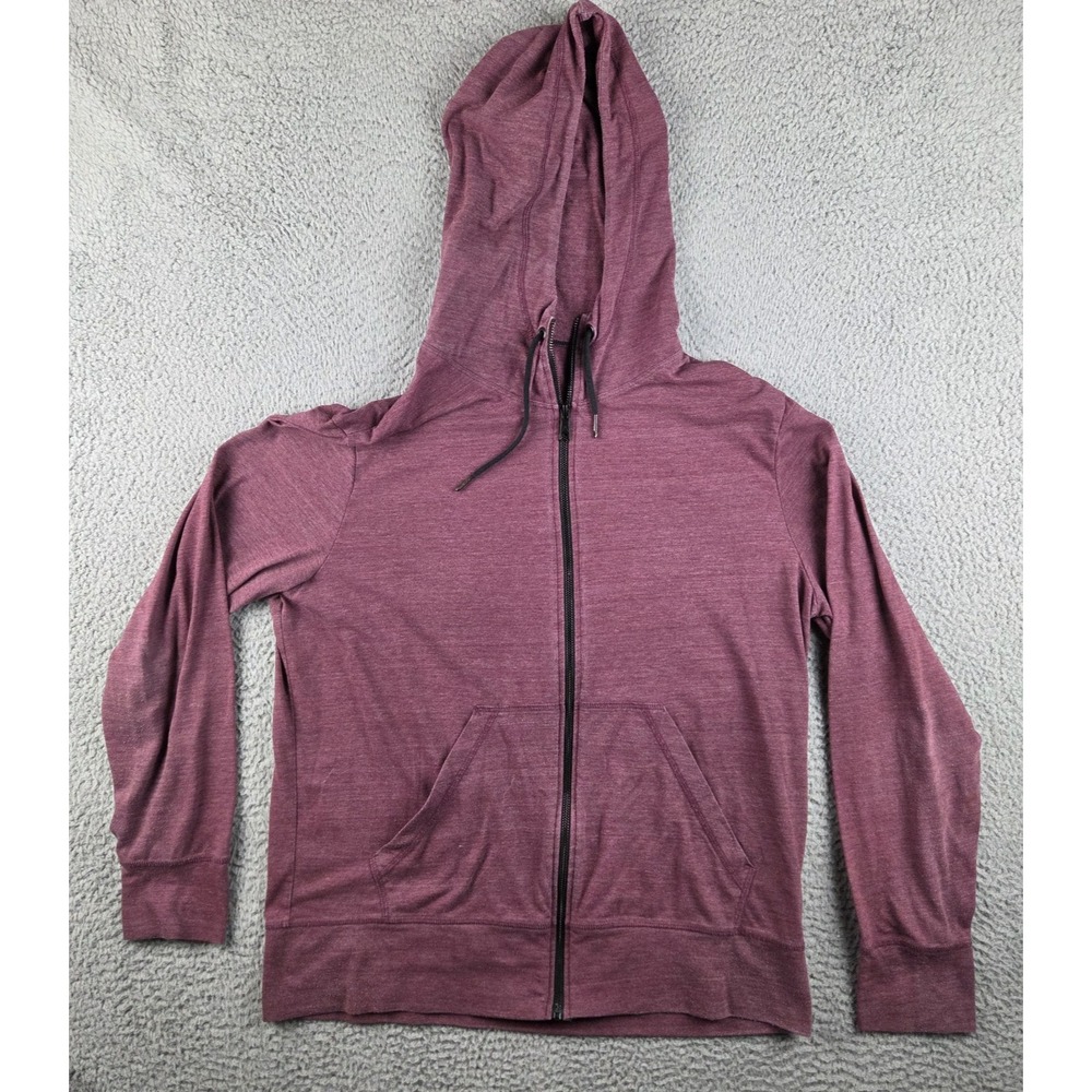 American Giant Sweatshirt Mens XL Red Full Zip Hoodie Jacket USA Made Cotton